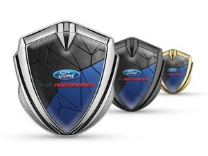 Ford Emblema Silicone Badge Stile Pro Inox